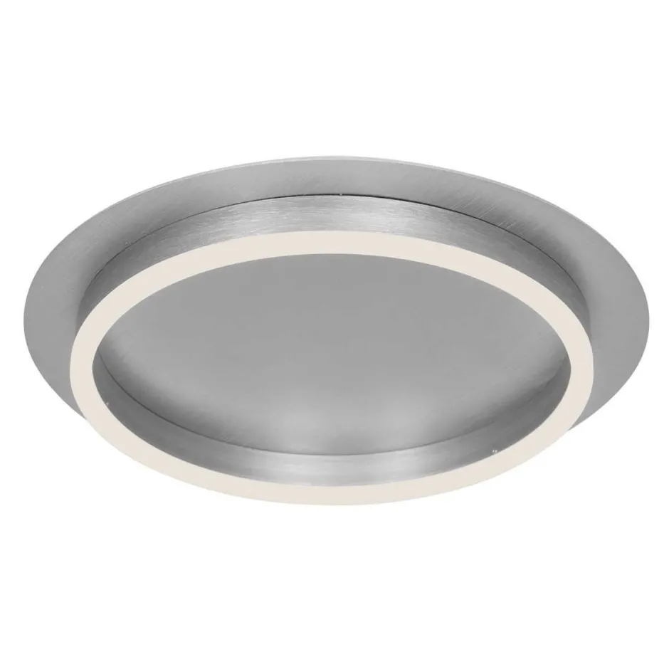 Steinhauer LED Deckenleuchte Metall Kunststoff in Stahl 2700 K< Deckenleuchten|Led Lampen