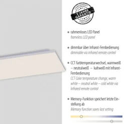 Just Light LED Deckenleuchte mit Fernbedienung dimmbar 2700-5000 K< Deckenleuchten|Flurlampen