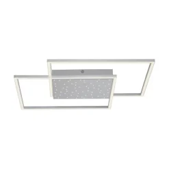 Deckenleuchten|Flurlampen*Paul Neuhaus LED Deckenleuchte mit Nachthimmel in Stahl 49 W dimmbar