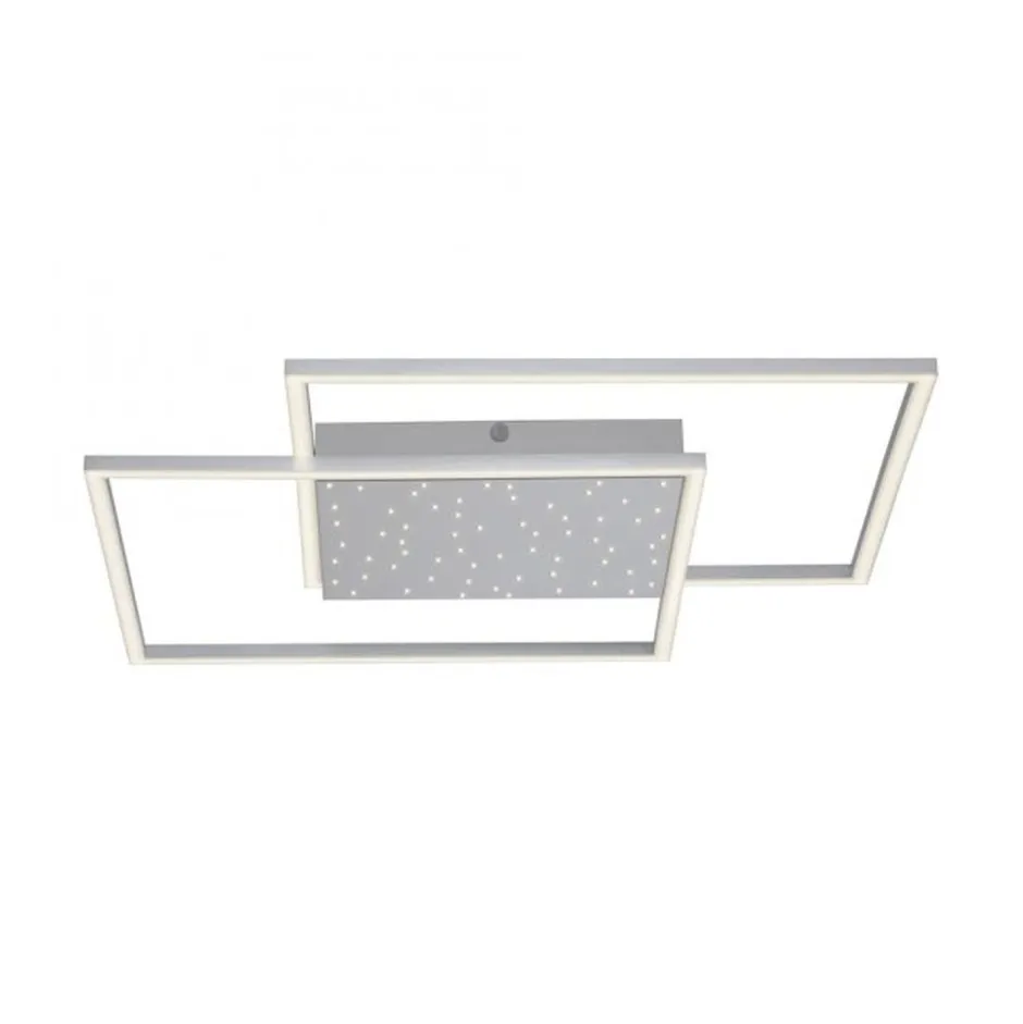 Deckenleuchten|Flurlampen*Paul Neuhaus LED Deckenleuchte mit Nachthimmel in Stahl 49 W dimmbar