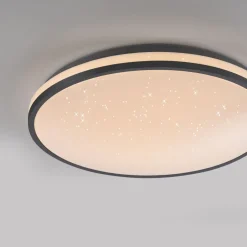 Just Light LED Deckenleuchte Nachthimmel Schwarz 3000 K dimmbar< Deckenleuchten|Led Lampen