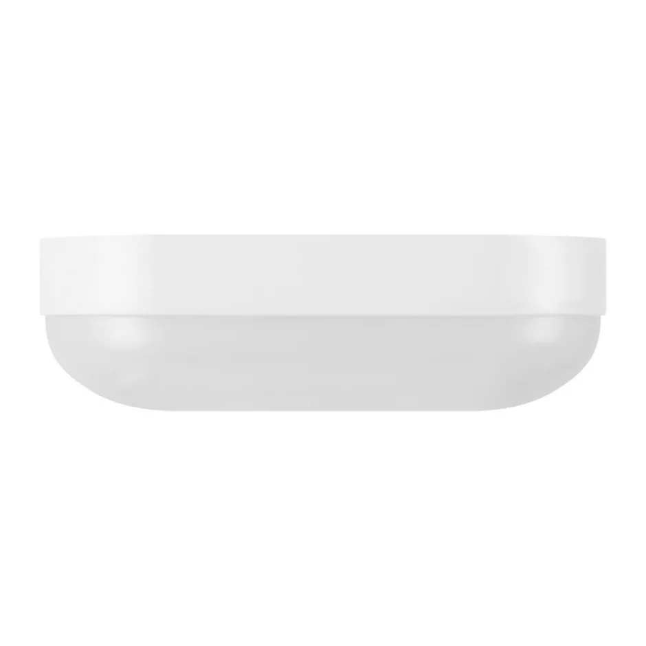Strühm LED Deckenleuchte oval IP65 Weiß 19,5 cm Keller außen< Badezimmer Lampe|Feuchtraumleuchten