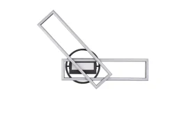 Flurlampen|Bürolampen*Trio Reality LED Deckenleuchte Schwarz Dimmer Fernbedienung 4500 lm