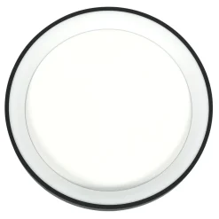 Steinhauer LED Deckenleuchte Schwarz Weiß Ø38 cm 30 W gemütlich< Deckenleuchten|Led Lampen