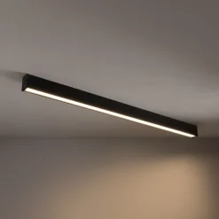 Flurlampen|Bürolampen*Nowodvorski LED Deckenleuchte Schwarz Aluminium 3000 lm L:150 cm