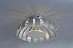 Eco-Light LED Deckenleuchte Silber 1100lm rund 26cm FLARE< Deckenleuchten|Led Lampen