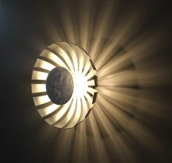 Eco-Light LED Deckenleuchte Silber 1100lm rund 26cm FLARE< Deckenleuchten|Led Lampen