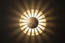 Eco-Light LED Deckenleuchte Silber 1100lm rund 26cm FLARE< Deckenleuchten|Led Lampen