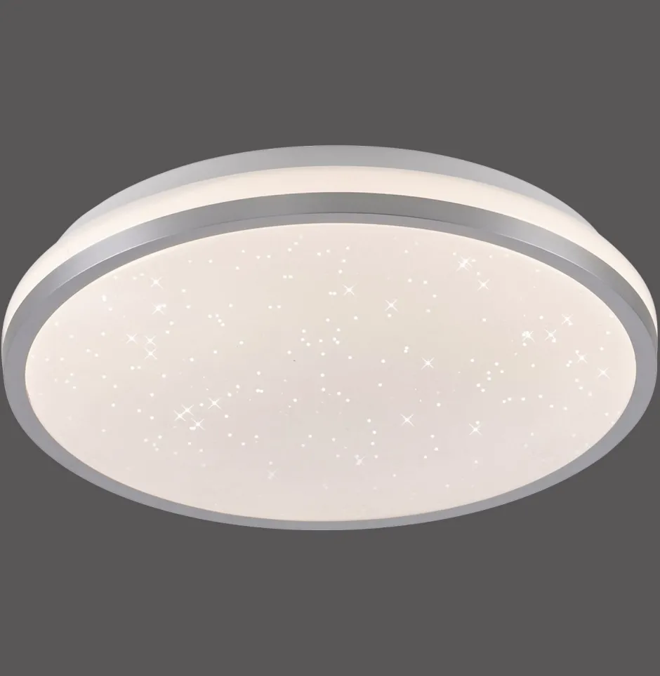 Deckenleuchten|Flurlampen*Just Light LED Deckenleuchte Sternenhimmel Silber 1380 lm dimmbar