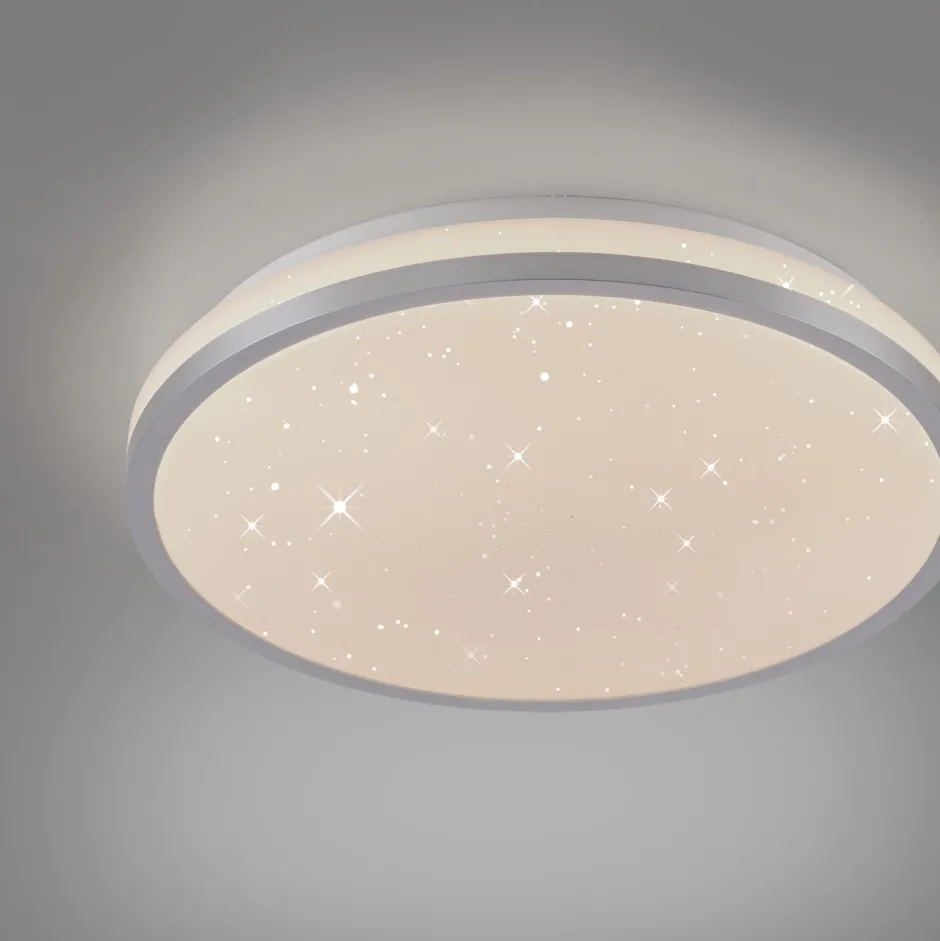 Deckenleuchten|Flurlampen*Just Light LED Deckenleuchte Sternenhimmel Silber 1380 lm dimmbar