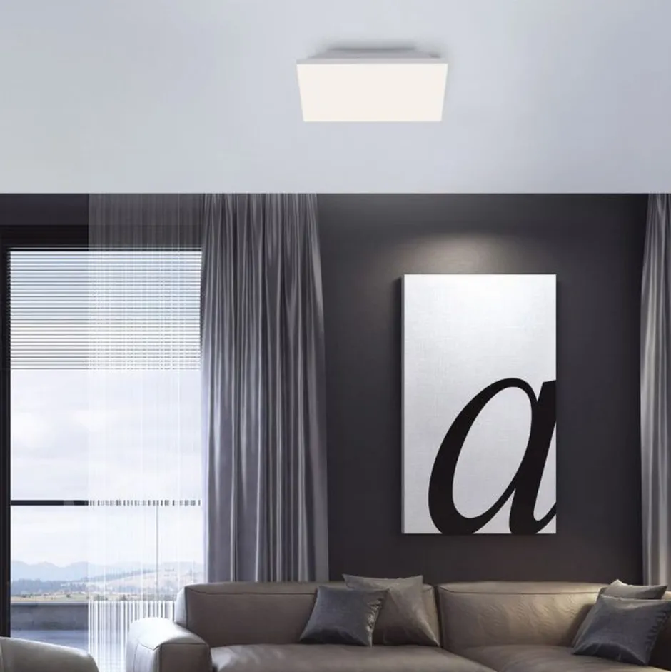 Just Light LED Deckenleuchte Weiß Dimmer 20 W Fernbedienung< Wohnzimmerlampen|Schlafzimmer Lampen