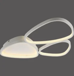 Just Light LED Deckenleuchte Weiß Metall 3000 K 3800 lm L:69,5 cm< Deckenleuchten|Led Lampen