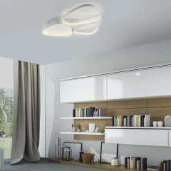 Just Light LED Deckenleuchte Weiß Metall 3000 K 3800 lm L:69,5 cm< Deckenleuchten|Led Lampen