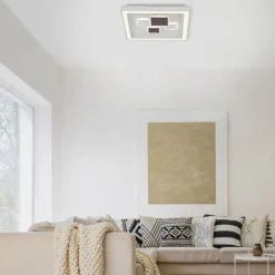 Paul Neuhaus LED Deckenleuchte Weiß Schwarz Serienschalter B:48 cm< Deckenleuchten|Flurlampen