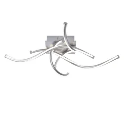 Paul Neuhaus LED Deckenleuchte Wellen 4-flammig dimmbar 36 W B:74 cm< Deckenleuchten|Flurlampen