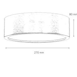 Lamkur LED Deckenleuchte Wohnzimmer Holzlampe Eiche< Deckenleuchten|Led Lampen