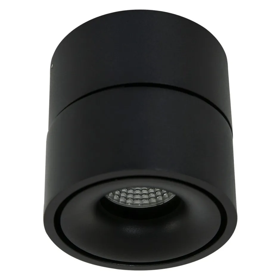 Steinhauer LED Deckenspot Metall Schwarz Ø78 cm rund 8 W 2700 K< Led Lampen|Spots