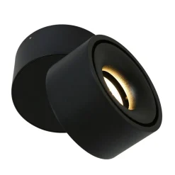 Steinhauer LED Deckenspot Metall Schwarz Ø78 cm rund 8 W 2700 K< Led Lampen|Spots