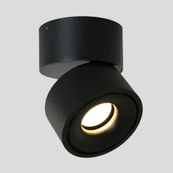 Steinhauer LED Deckenspot Metall Schwarz Ø78 cm rund 8 W 2700 K< Led Lampen|Spots