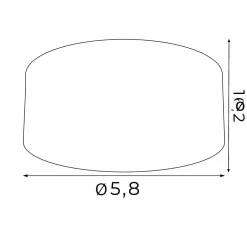 Led Lampen|Spots*Luminex LED Deckenspot Schwarz Metall Ø5,8 cm 4000 K 2150 lm
