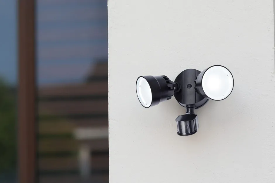 Led Außenleuchten|Moderne Außenleuchten*Eco-Light LED Deckenspot Sensor verstellbar IP54 Schwarz 5000 K