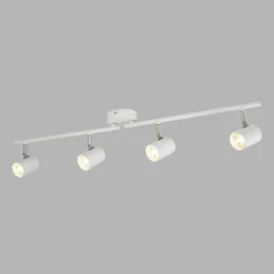 Searchlight LED Deckenspot Weiß 3000 K B: 78 cm Metall< Deckenleuchten|Led Lampen