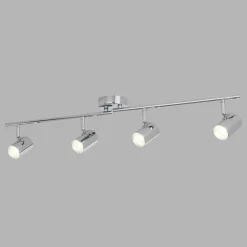 Glaslampen|Wohnzimmerlampen*Searchlight LED Deckenstrahler Chrom 3000 K 1459 lm Metall