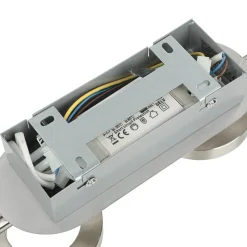 Kristalllampen|Moderne Lampen*WOFI LED Deckenstrahler länglich 34 cm 2-flammig Wohnzimmer