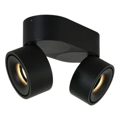 Steinhauer LED Deckenstrahler Metall Schwarz L:16,1 cm 2-flammig< Led Lampen|Spots