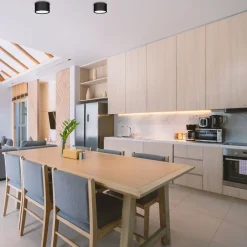 Led Lampen|Spots*Luminex LED Deckenstrahler Schwarz Metall Ø5,8 cm 4000 K 762 lm