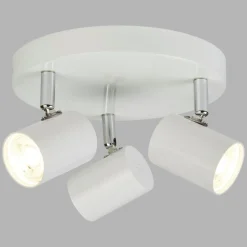 Searchlight LED Deckenstrahler Weiß 3000 K 3-flammig Ø 26 cm rund< Deckenleuchten|Led Lampen