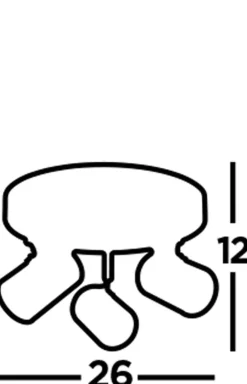 Searchlight LED Deckenstrahler Weiß 3000 K 3-flammig Ø 26 cm rund< Deckenleuchten|Led Lampen