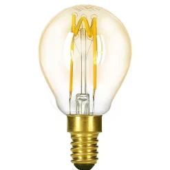 eltric K Heckel GmbH LED Edison Lampe E14 warmweißes Licht 1800 K dimmbar - LM137< Leuchtmittel