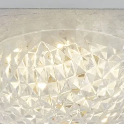 Flurlampen|Bürolampen*Searchlight LED Einbauspot in Silber Metall B:18 cm 600 lm Decke