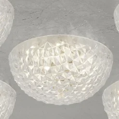 Flurlampen|Bürolampen*Searchlight LED Einbauspot in Silber Metall L:43 cm 6 W 5-flammig