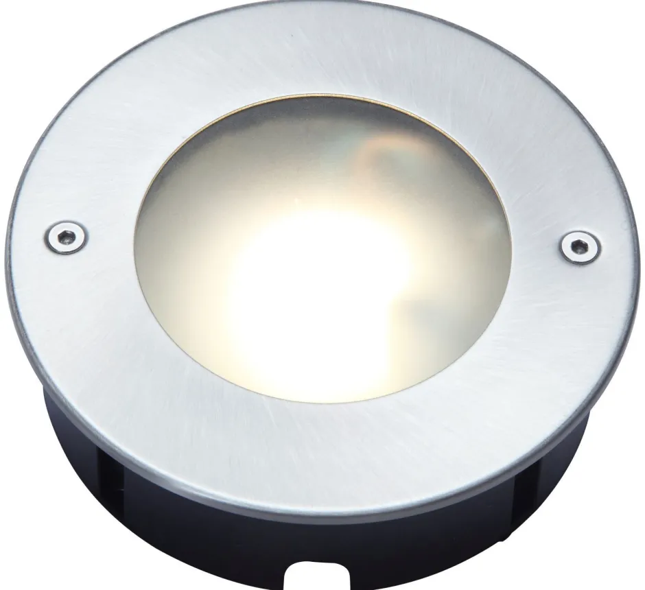 Eco-Light LED Einbaustrahler Aluminium IP67 rund Ø12 cm Nickel< Led Außenleuchten|Moderne Außenleuchten