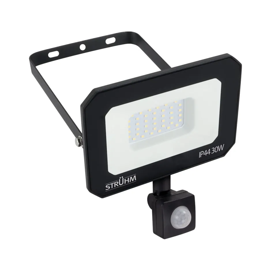 Strühm LED Flutlichtstrahler mit Bewegungsmelder 4200 K 3710 lm IP44< Außenwandleuchten|Led Außenleuchten