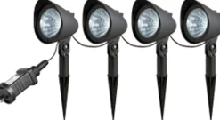 Easylight LED Gartenleuchte Erdspieß 4er Set Stecker Kabel Anthrazit< Wegeleuchten|Moderne Außenleuchten