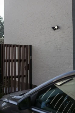 Metall Lampen|Led Außenleuchten*Eco-Light LED Gartenspot Aluminium Bewegungssensor IP54 flexibel