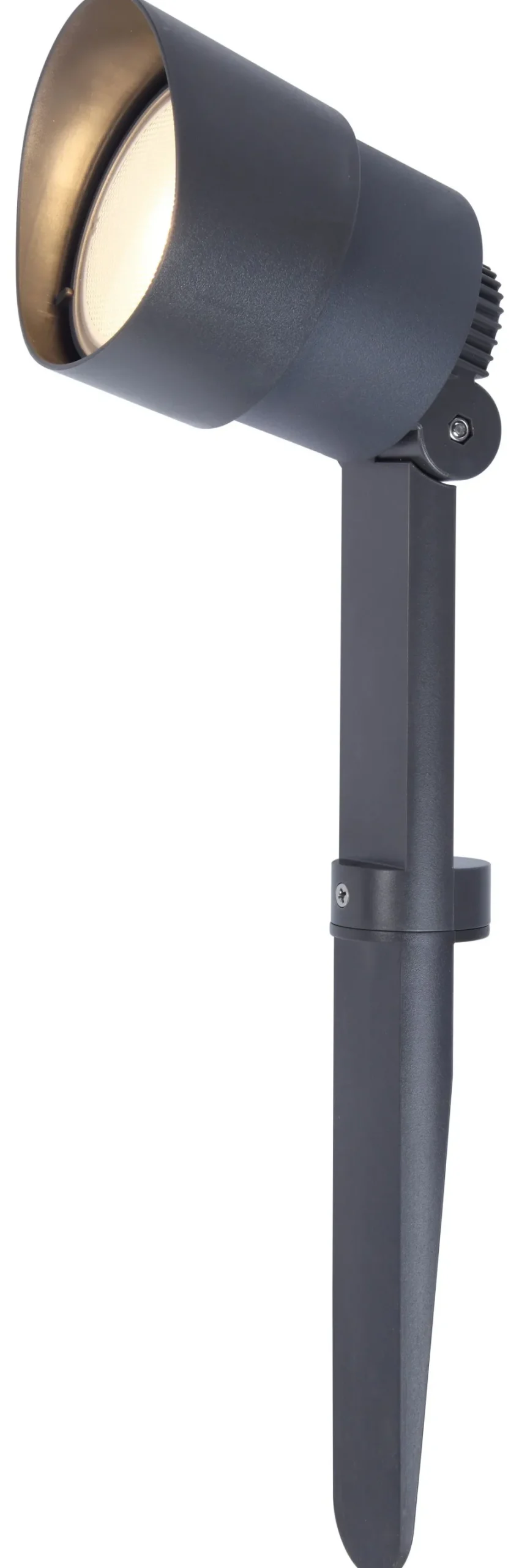 Metall Lampen|Led Außenleuchten*Eco-Light LED Gartenstrahler Aluminium verstellbar Erdspieß IP54