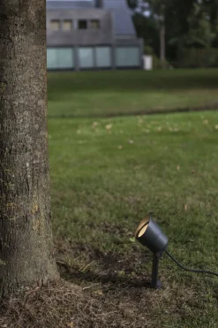 Metall Lampen|Led Außenleuchten*Eco-Light LED Gartenstrahler Aluminium verstellbar Erdspieß IP54