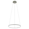 Hängelampen|Wohnzimmerlampen*Nowodvorski LED Hängelampe Aluminium Ring Seidenolive Ø60 cm 660 lm
