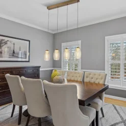 Searchlight LED Hängelampe Glas 3000 K 4-flammig B: 75,5 cm< Hängelampen|Led Lampen