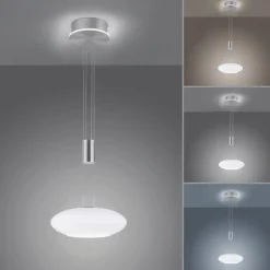 Paul Neuhaus LED Hängelampe Glasschirm dimmbar Fernbedienung 4350 lm< Wohnzimmerlampen|Glaslampen