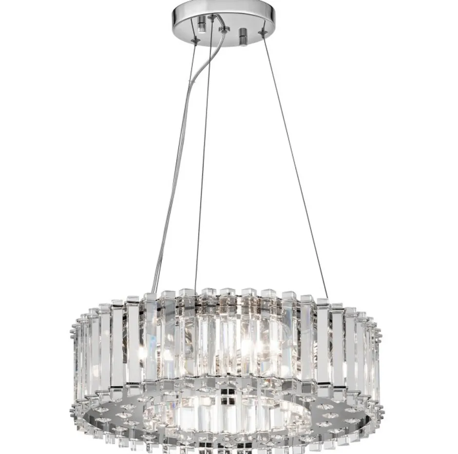 Hängelampen|Wohnzimmerlampen*Elstead LED Hängelampe Kristall Glas IP44 verstellbar DRAGULJ