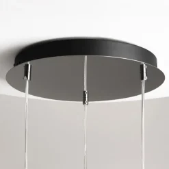 Maytoni LED Hängelampe Metall Rauchglas 38 cm breit 4000 lm INA< Led Lampen|Bürolampen