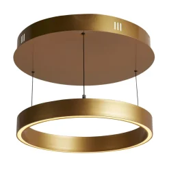 Hängelampen|Led Lampen*Searchlight LED Hängelampe Metall rund Ø 44 cm in Gold