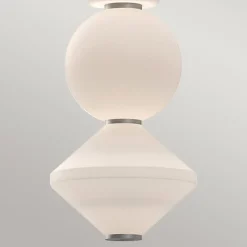 Hängelampen|Led Lampen*Elstead LED Hängelampe Modern verstellbar Glas Metall blendarm 3000K