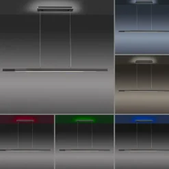 Hängelampen|Bürolampen*Paul Neuhaus LED Hängelampe RGB Farbtemperaturwechsel 179 cm dimmbar