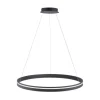 Hängelampen|Bürolampen*Paul Neuhaus LED Hängelampe Ring Anthrazit Ø79 cm 7000 lm dimmbar